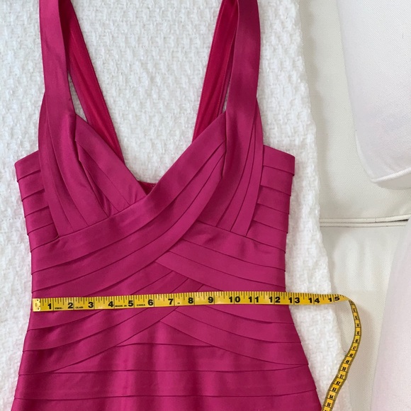 Pink woven dress by BCBG Max Azria - Picture 7 of 8